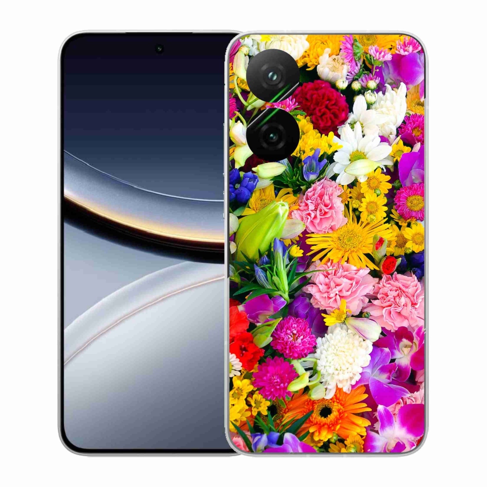 Gélový kryt mmCase na Xiaomi Poco F7 5G - kvety 12