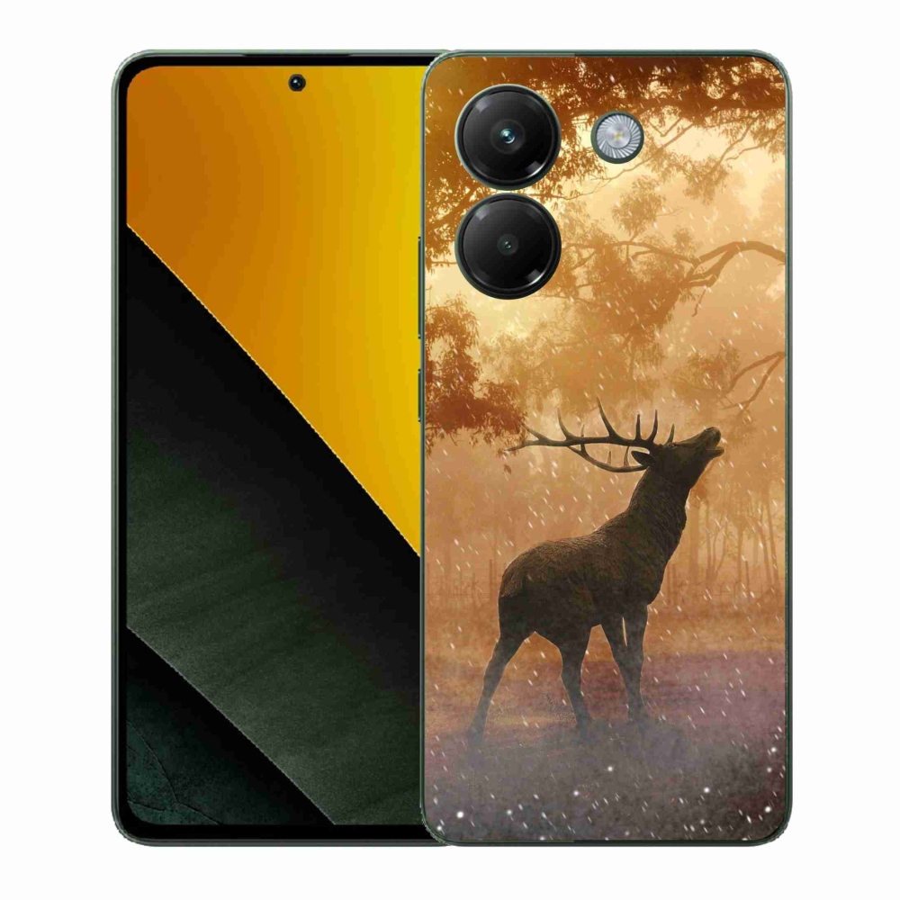 Gélový kryt mmCase na Xiaomi Poco M7 Pro 5G - jeleň v ruji