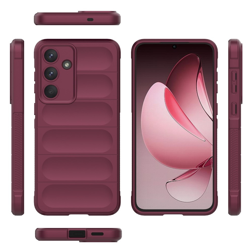 Rugg odolný gélový obal na Samsung Galaxy S25 FE - vínový