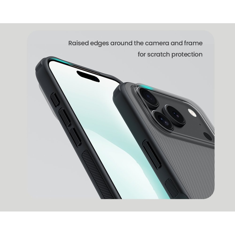 Nillkin Super Frosted PRO Zadný kryt pre Apple iPhone 17 Pro Transparent Black