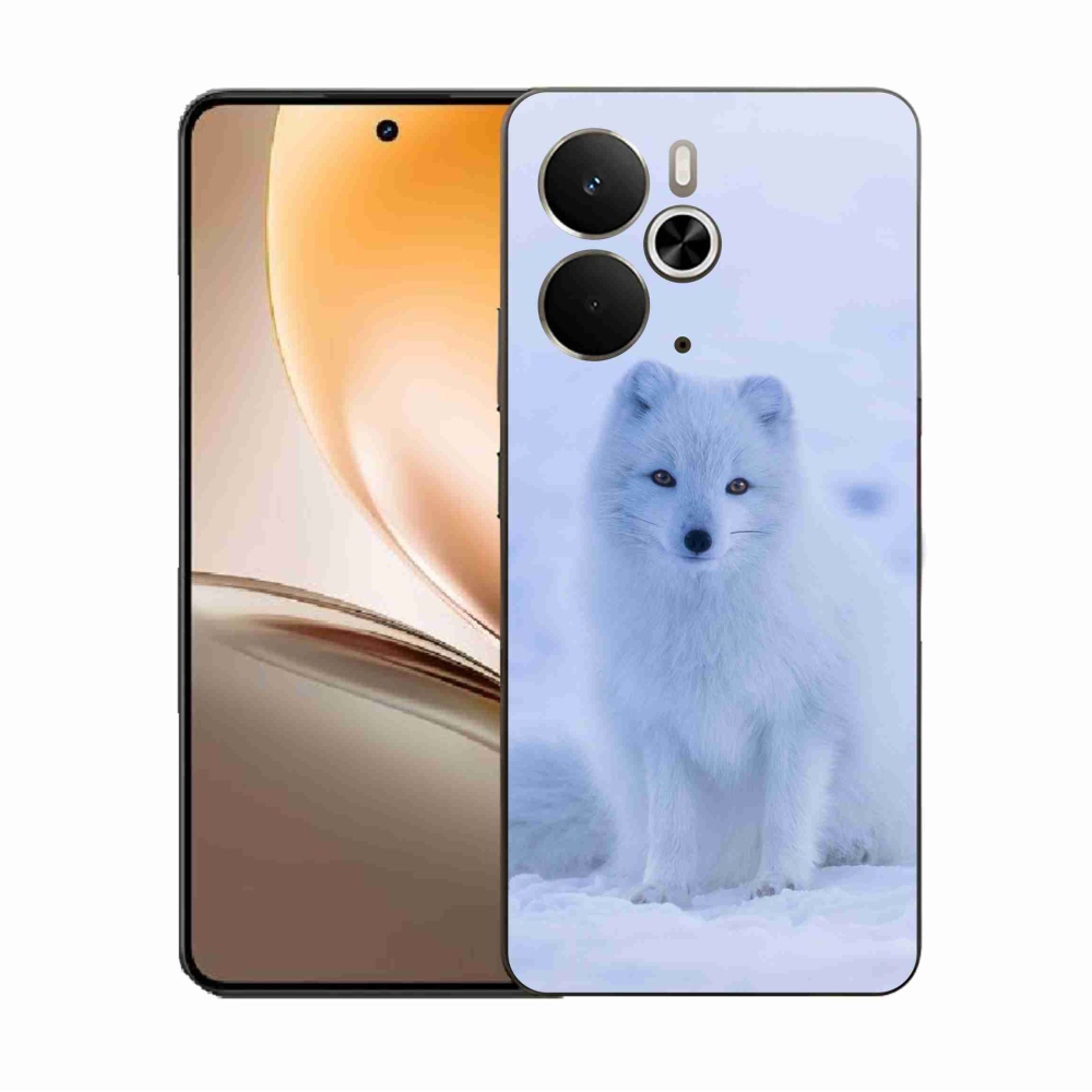 Gélový kryt mmCase na Realme 14 5G - polárna líška