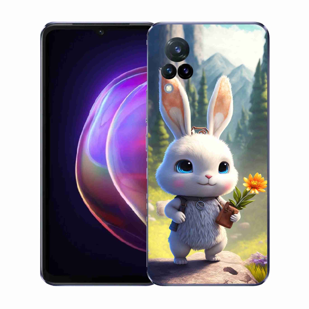 Gélový kryt mmCase na Vivo V21 4G/5G - roztomilý zajačik