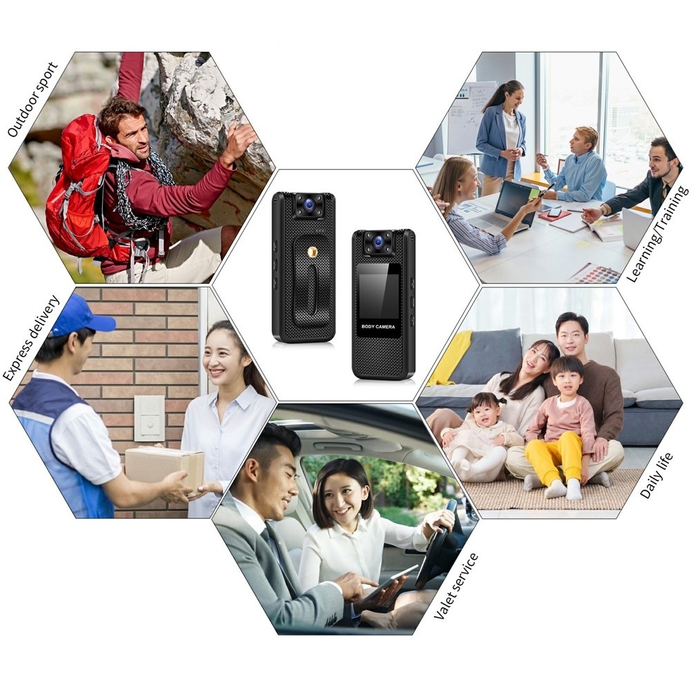 M11-A 4K akčná kamera s otočným objektívom a nočným videním