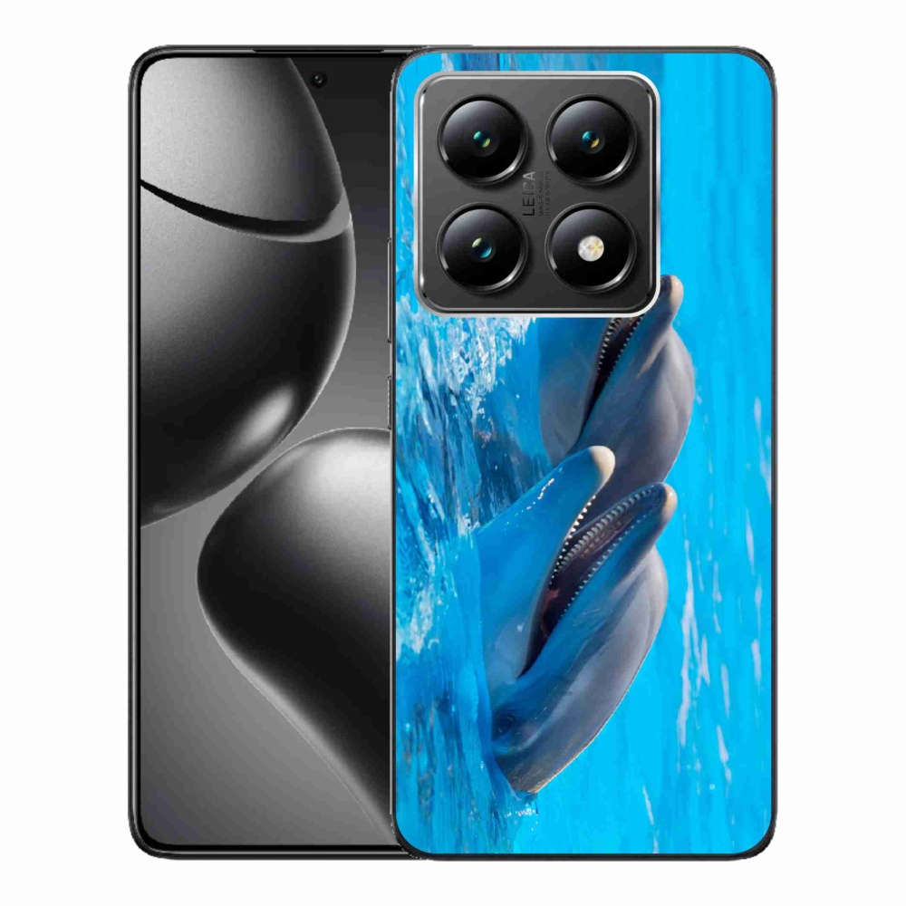 Gélový kryt mmCase na Xiaomi 14T - delfíny