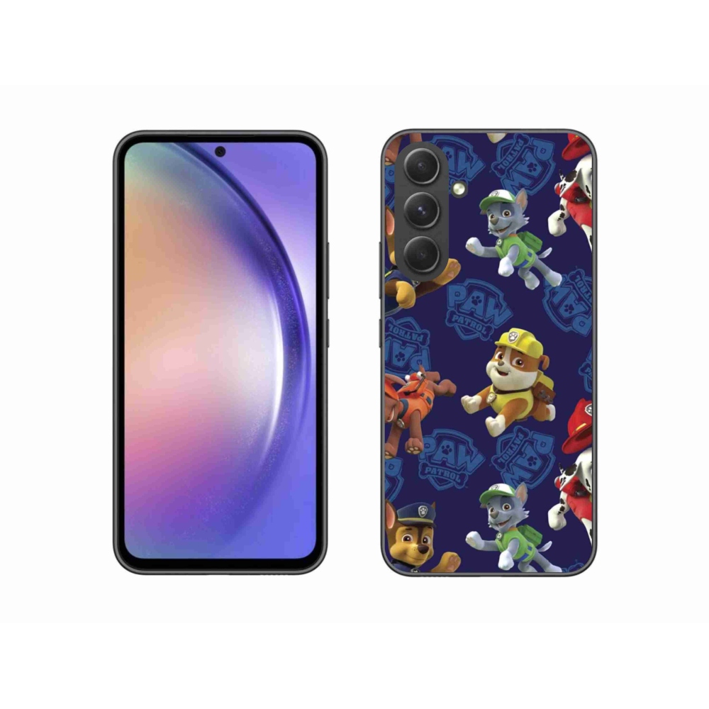 Gélový kryt mmCase na Samsung Galaxy A54 5G - labková patrola 1