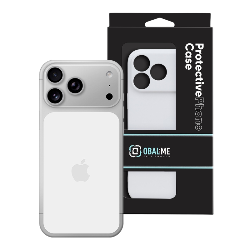 OBAL:ME Lesklé puzdro pre Apple iPhone 18 Pro Max, biele