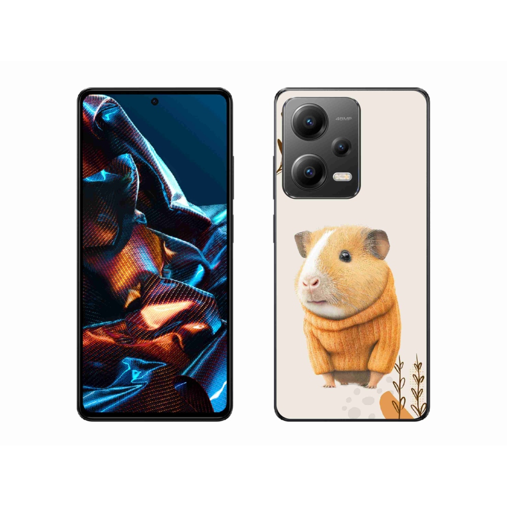 Gélový kryt mmCase na Xiaomi Redmi Note 12 Pro 5G - morča vo svetri