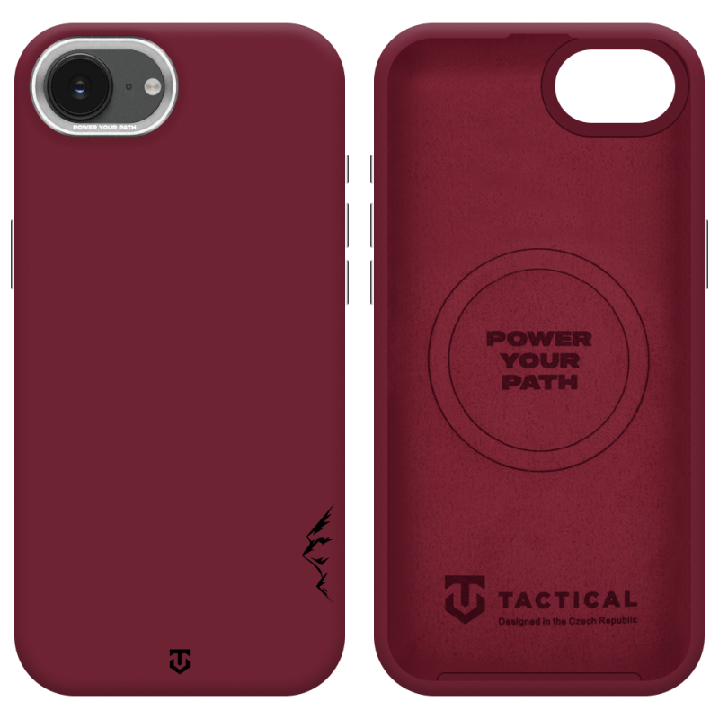 Tactical MagForce Velvet Smoothie 2.0 – puzdro pre Apple iPhone 16e/17e, farba Burgundy
