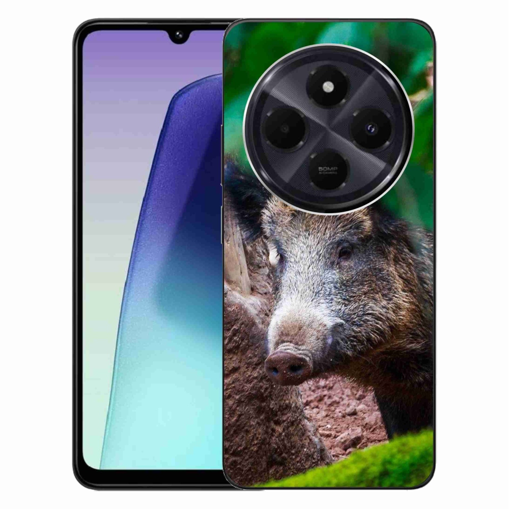 Gélový kryt mmCase na Xiaomi Redmi 14C/Poco C75 - divoké prasa