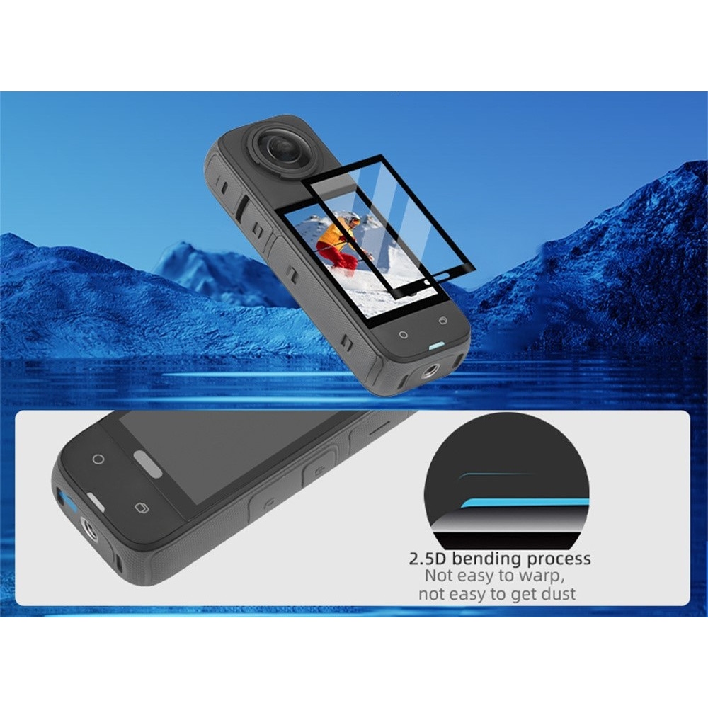 BRDRC sada tvrdených skiel na displej pre Insta360 X4 (2 ks)