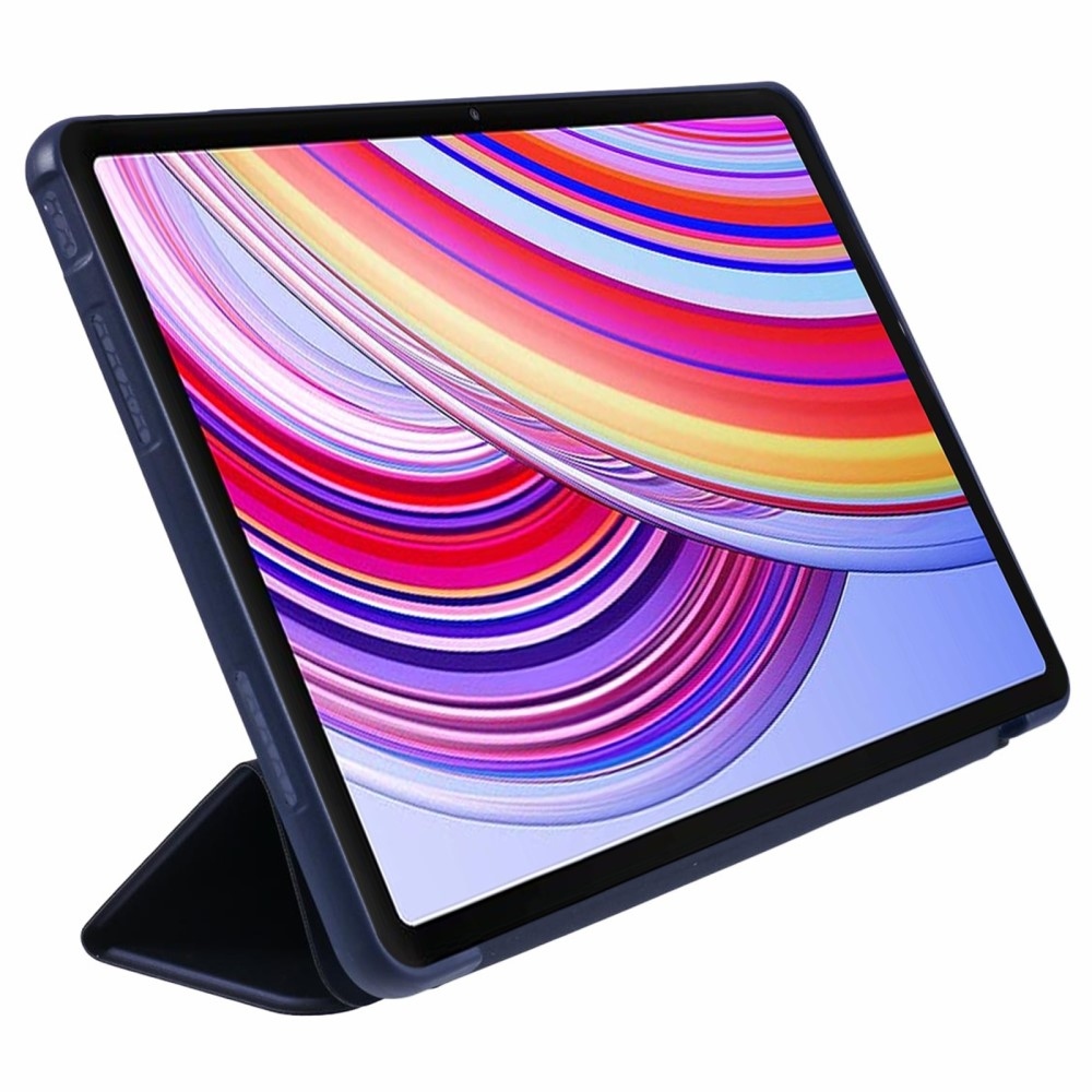 Fold chytré zatváracie púzdro na tablet Xiaomi Redmi Pad Pro 4G/5G - tmavomodré