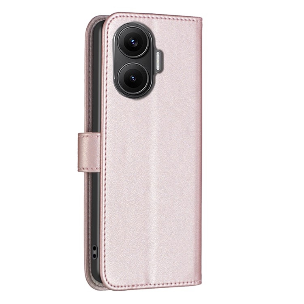 BNF knižkové púzdro na Xiaomi Poco F7 5G - ružovozlaté