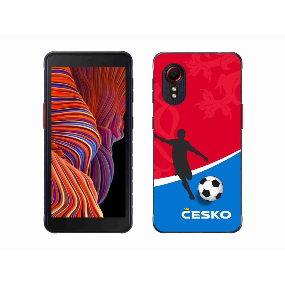 Gélový kryt mmCase na Samsung Galaxy Xcover 5 - futbal Česko