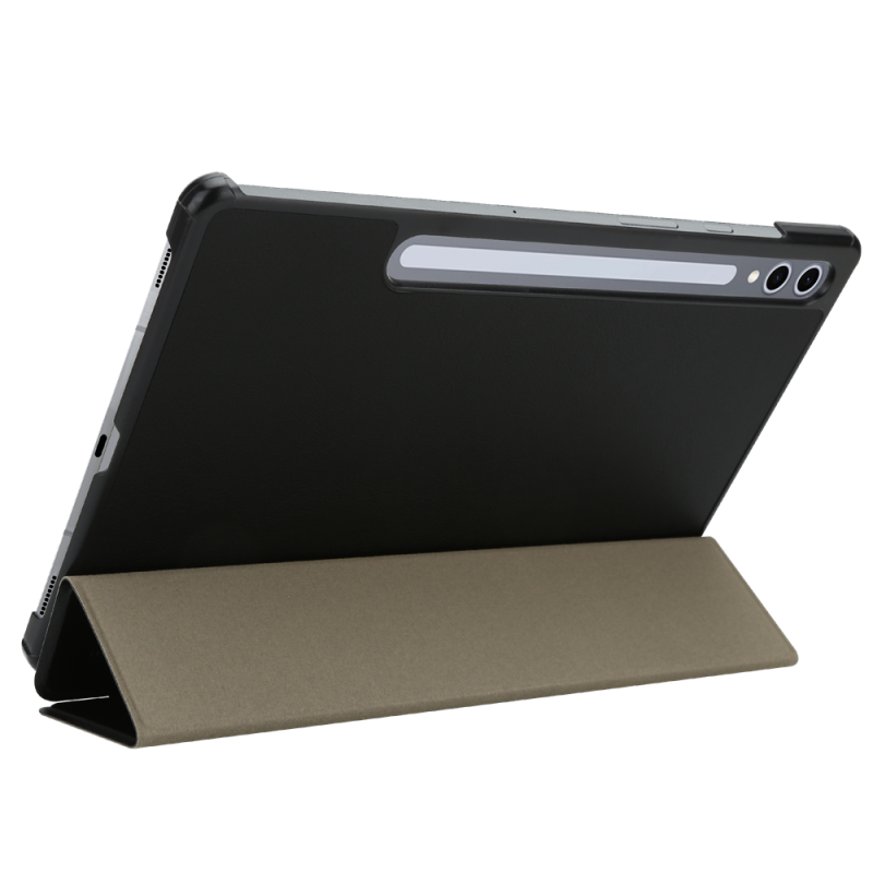 Taktické trojskladové puzdro Book pre Samsung Galaxy Tab S9/S9 FE/S10 FE/S10 Lite Black