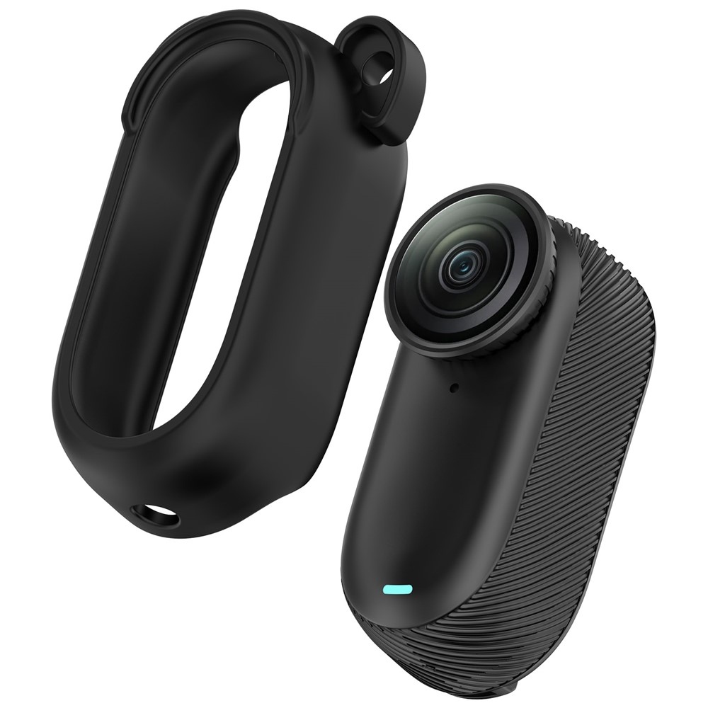 Silikónový ochranný obal pre Insta360 GO 3 / GO 3S - čierny