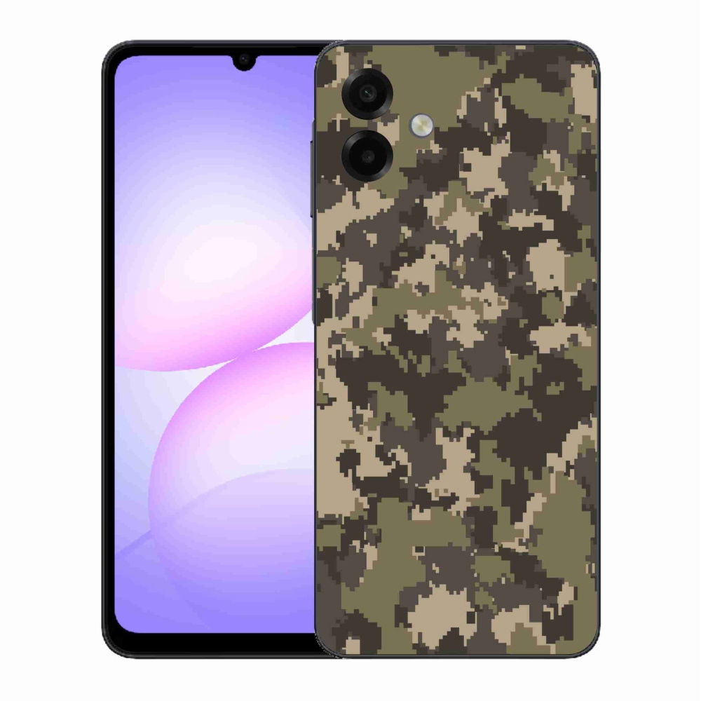 Gélový kryt mmCase na Samsung Galaxy A07 4G - maskáčový vzor 12
