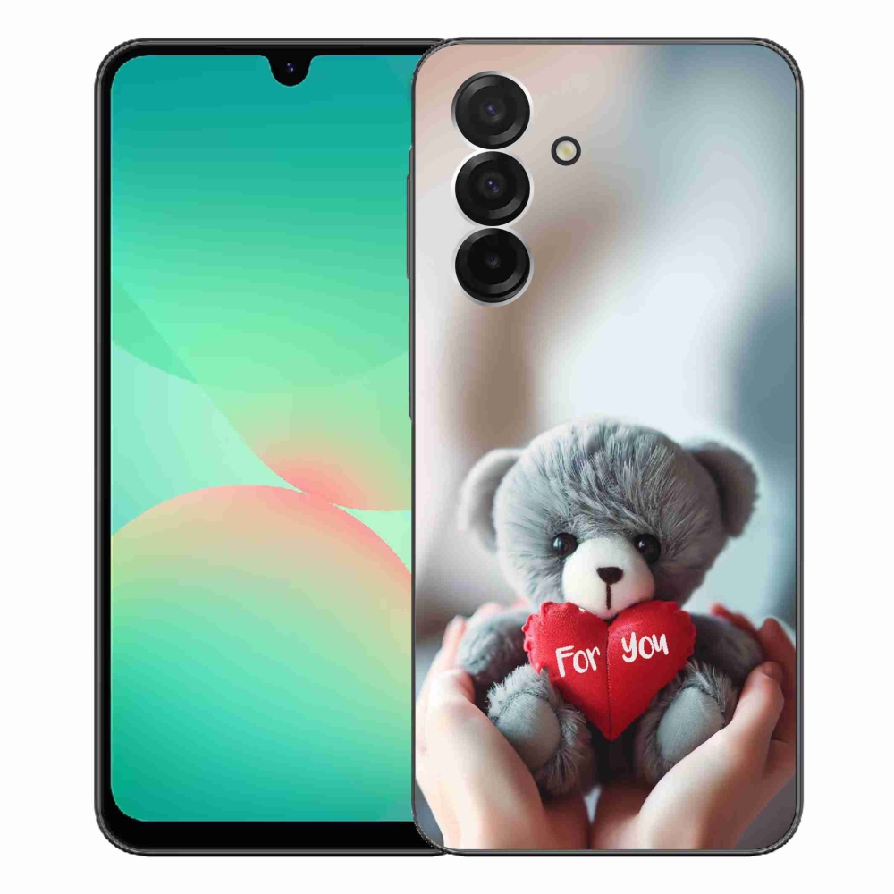 Gélový kryt mmCase na Samsung Galaxy A26 5G - medvedík pre zamilovaných