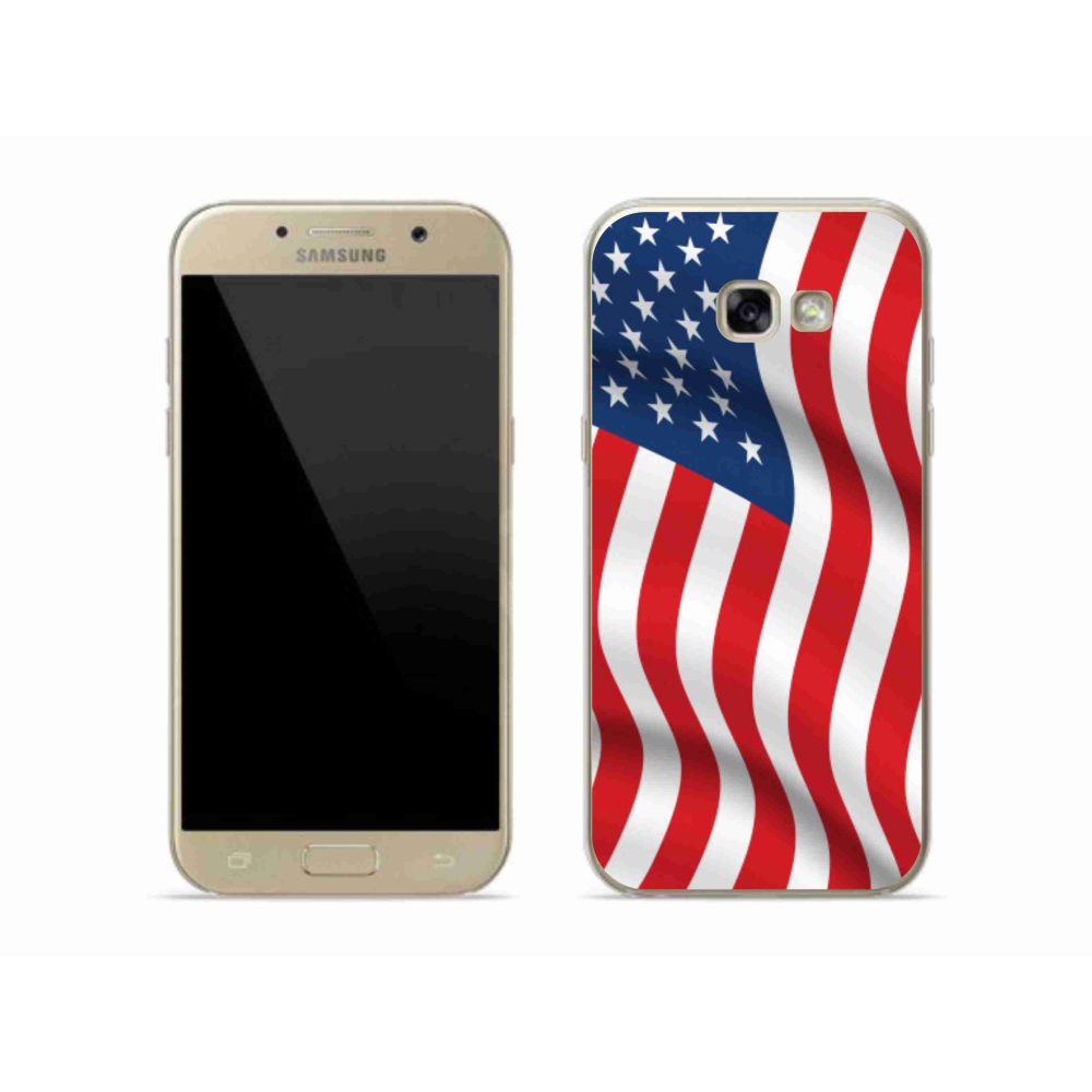 Gélový kryt mmCase na mobil Samsung Galaxy A5 (2017) - USA vlajka