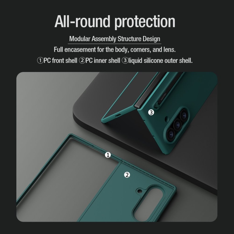 Nillkin Flex Pure Fold Pen Kryt slotu pre Samsung Galaxy Z Fold 7 Black