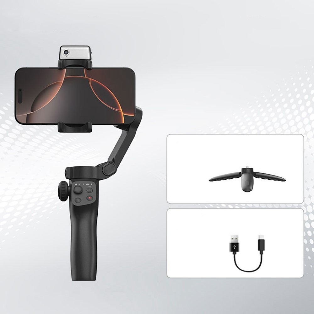 3osý skladací stabilizátor FunSnap CM8 AI na mobil