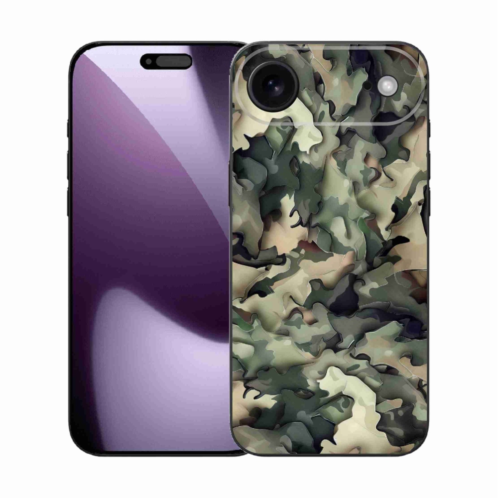 Gélový kryt mmCase na iPhone 17 Air - maskáčový vzor 9