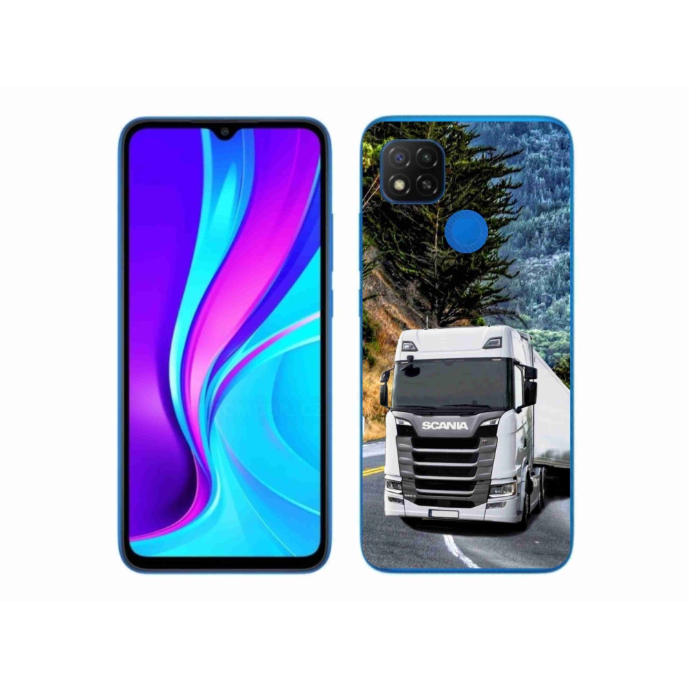 Gelový kryt mmCase na Xiaomi Redmi 9C - kamion 1