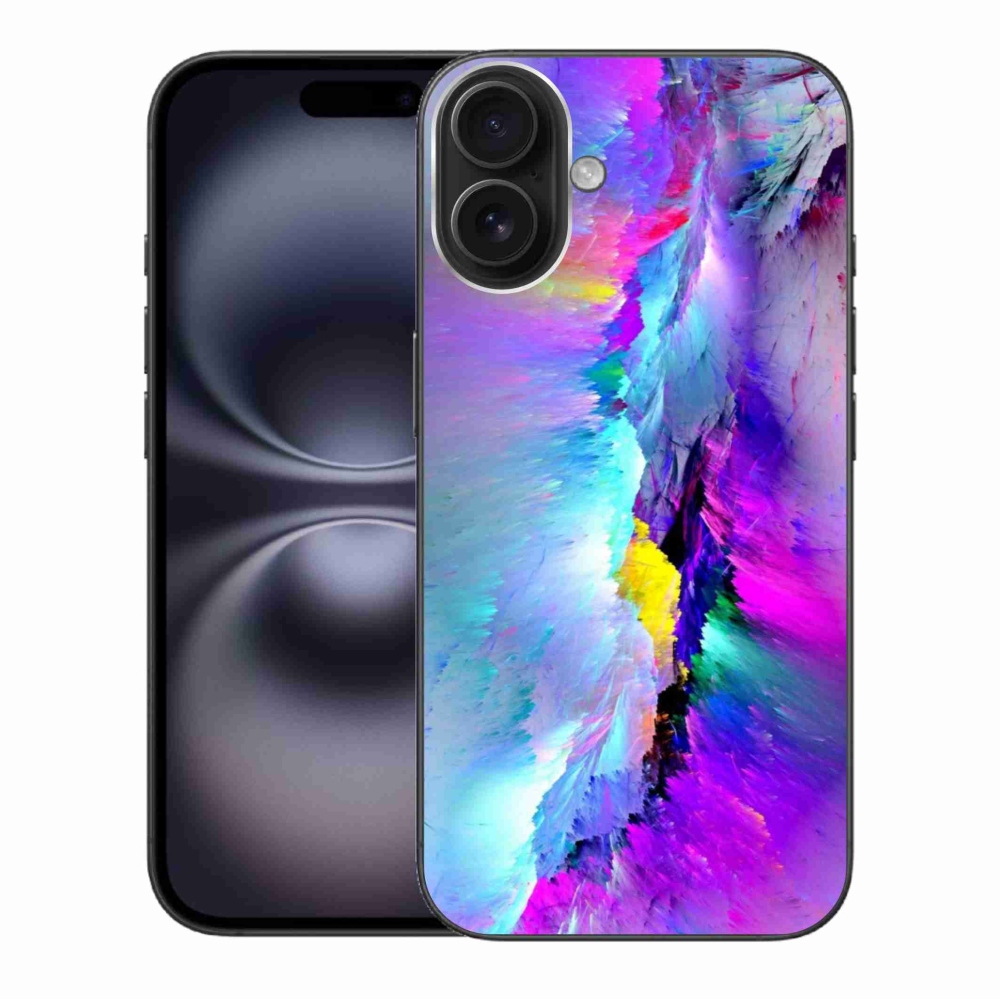 Gélový kryt mmCase na iPhone 16 Plus - abstrakt