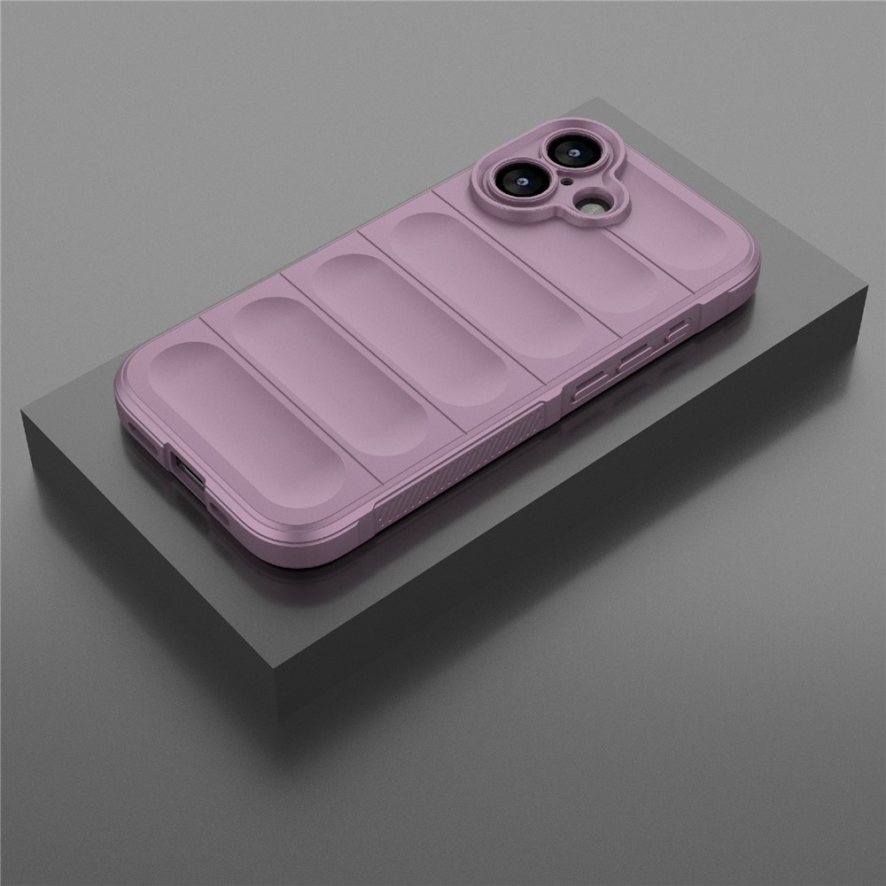 Rugg odolný gélový obal na iPhone 17 - svetlofialový