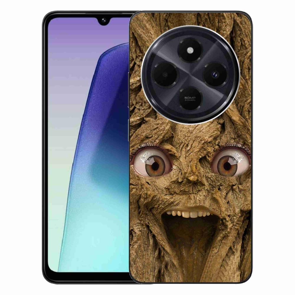 Gélový kryt mmCase na Xiaomi Redmi 14C/Poco C75 - veselý strom s očami