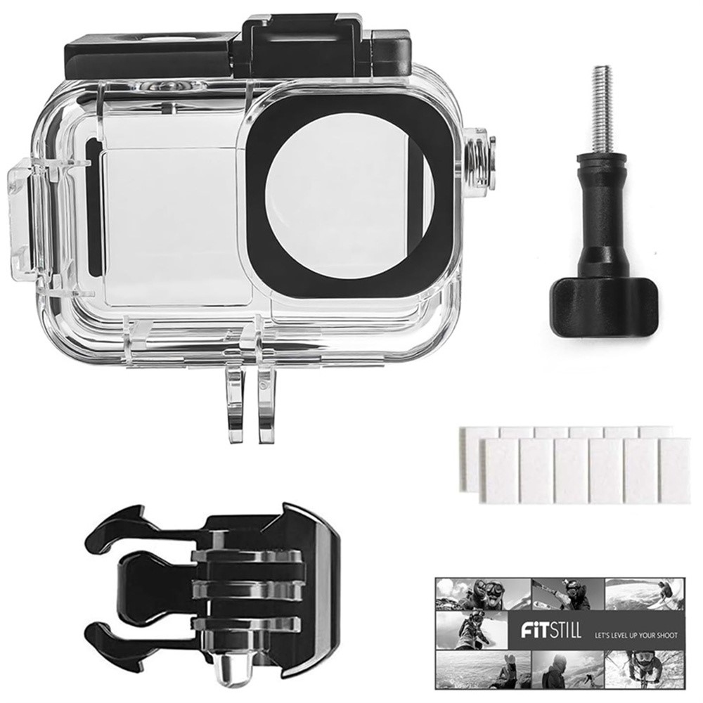 Vodotesné puzdro pre DJI Osmo Action 5 Pro, Action 4 a Action 3 s dvojitým držiakom