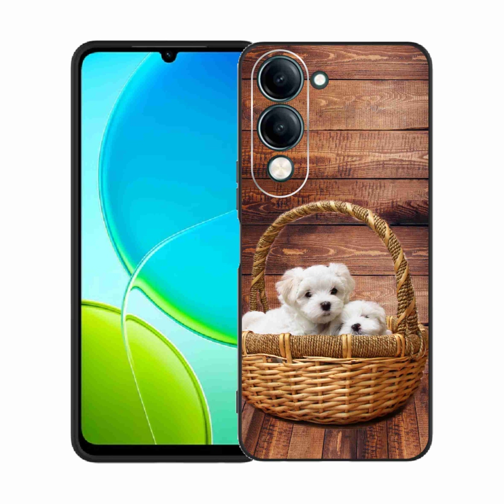 Gélový kryt mmCase na Vivo Y29s 5G - šteniatka