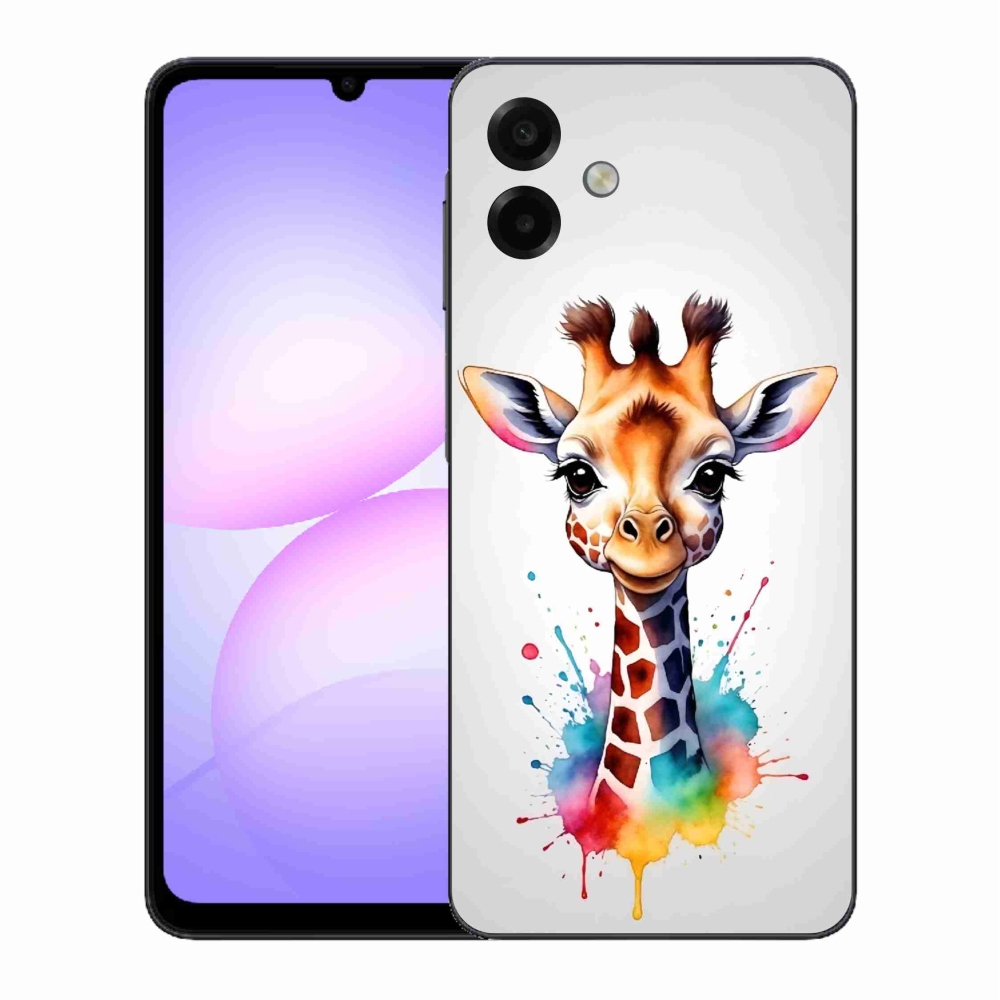 Gélový kryt mmCase na Samsung Galaxy A07 4G - žirafa 1