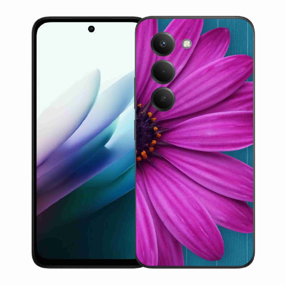 Gélový kryt mmCase na Xiaomi Redmi 15 4G/5G (171mm) - fialová margaréta