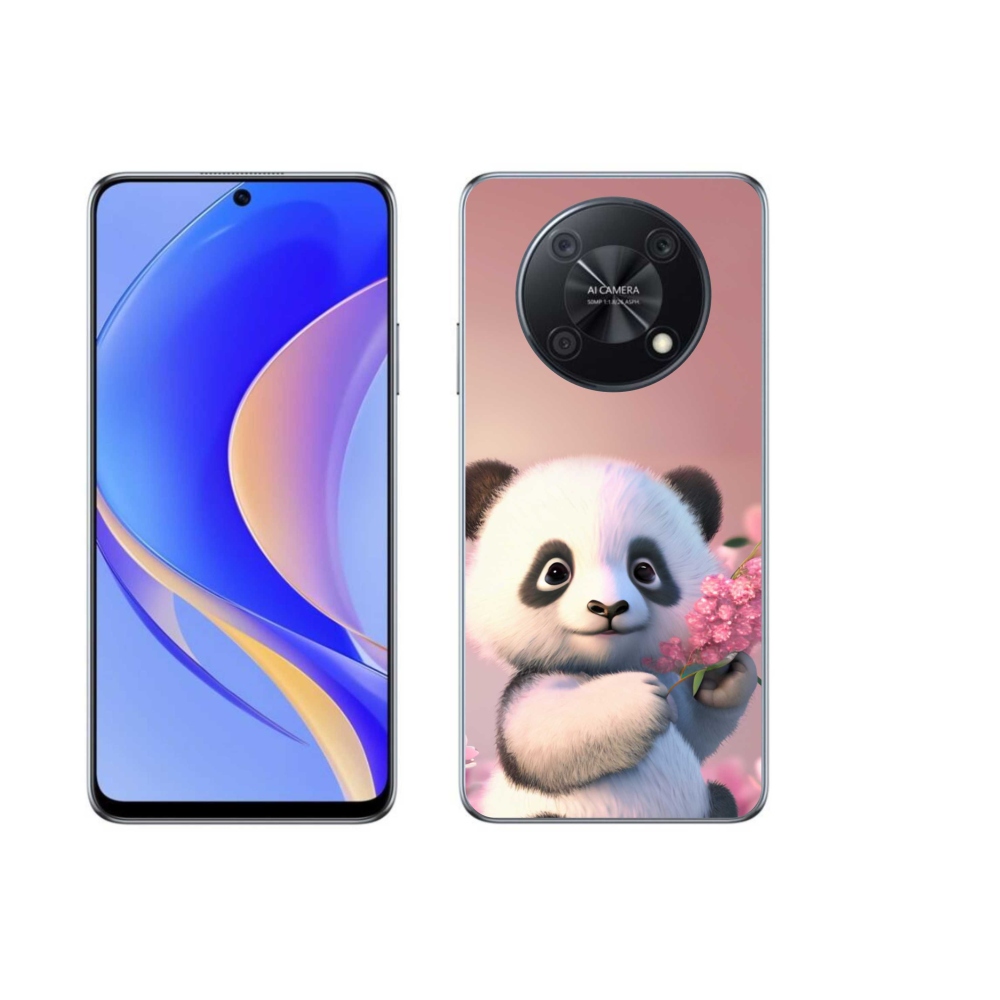 Gélový kryt mmCase na Huawei Nova Y90 - roztomilá panda