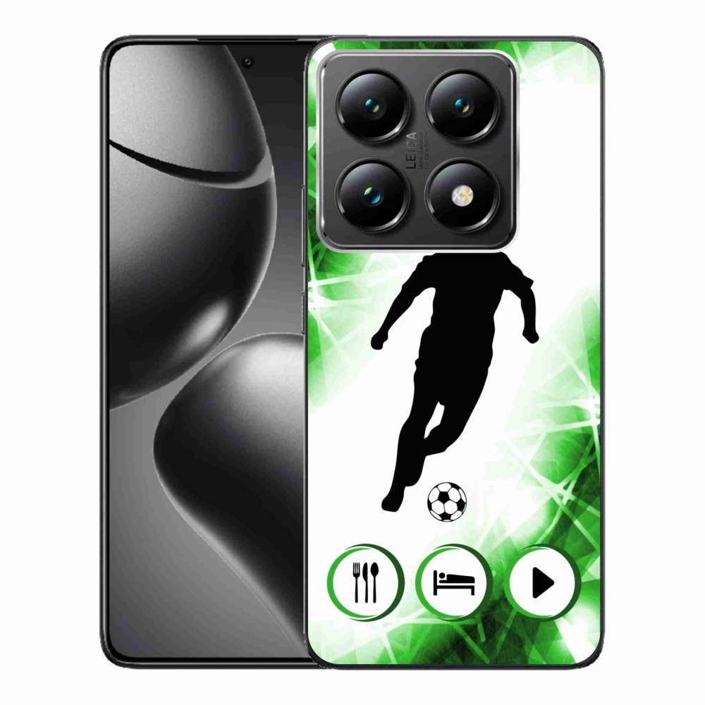 Gélový kryt mmCase na Xiaomi 14T Pro - futbalista