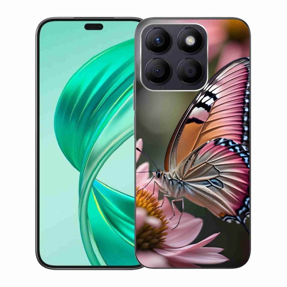 Gélový kryt mmCase na Honor X8b - farebný motýľ