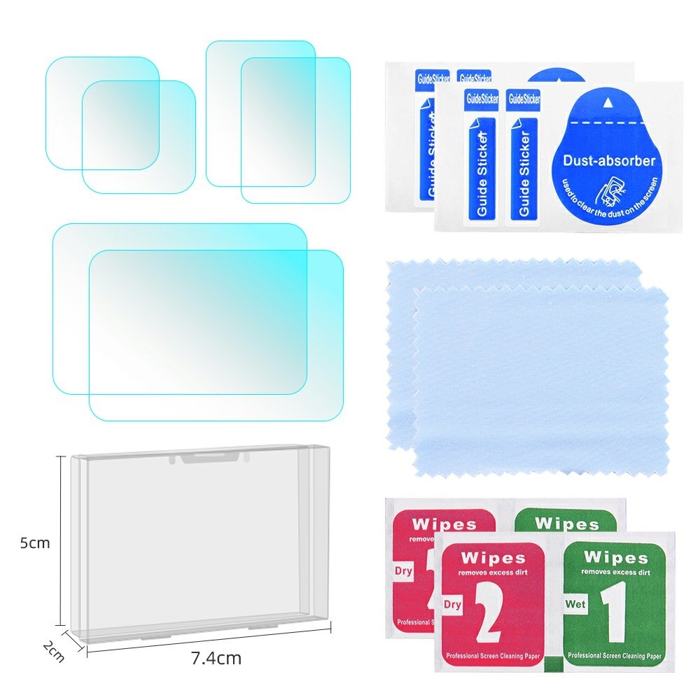 BRDRC 2× sada tvrdených skiel pre GoPro Hero 13 displej a objektív