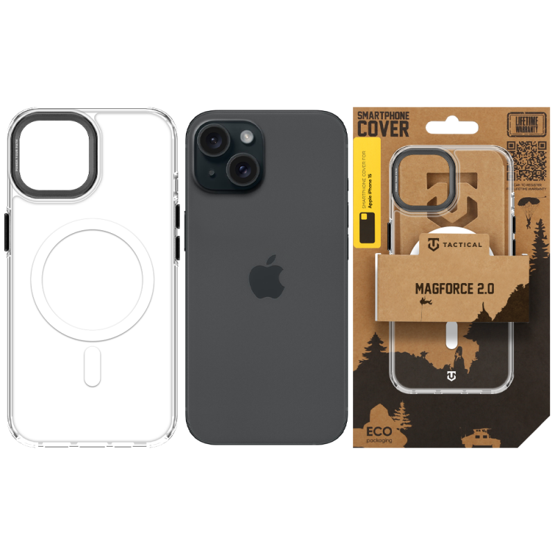 Tactical MagForce 2.0 – puzdro pre Apple iPhone 15, čierne