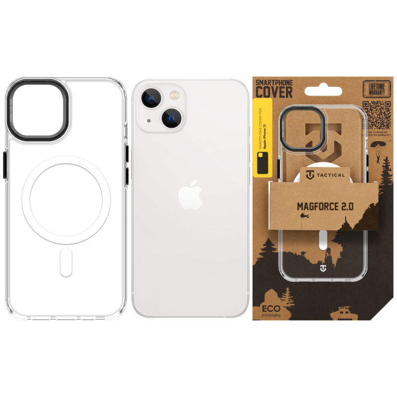 Tactical MagForce 2.0 Puzdro pre Apple iPhone 13, čierne
