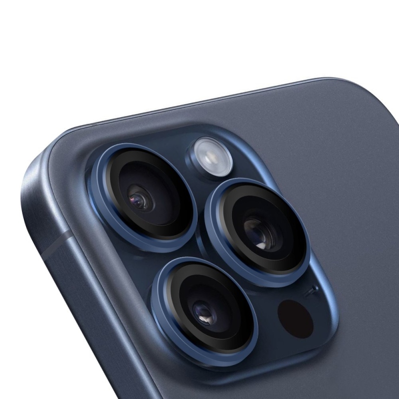 OBAL:ME Ochrana Šošoviek pre Apple iPhone 15 Pro/15 Pro Max Blue Titanium