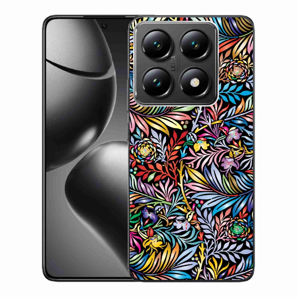 Gélový kryt mmCase na Xiaomi 14T Pro - kvety 5