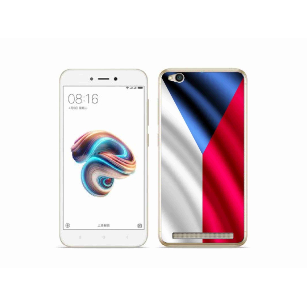 Gélový kryt mmCase na mobil Xiaomi Redmi 5A - česká vlajka