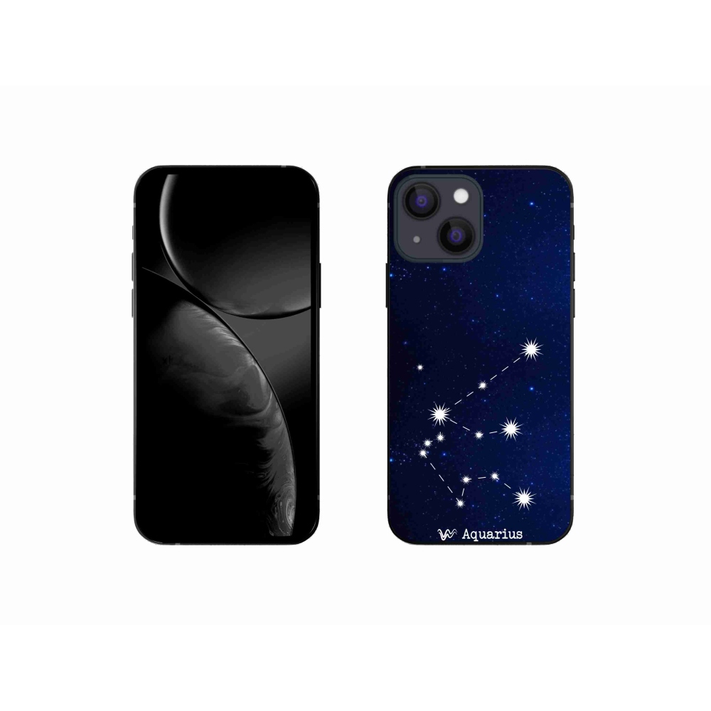 Gélový kryt mmCase na iPhone 13 mini 5.4 - súhvezdie Vodnára