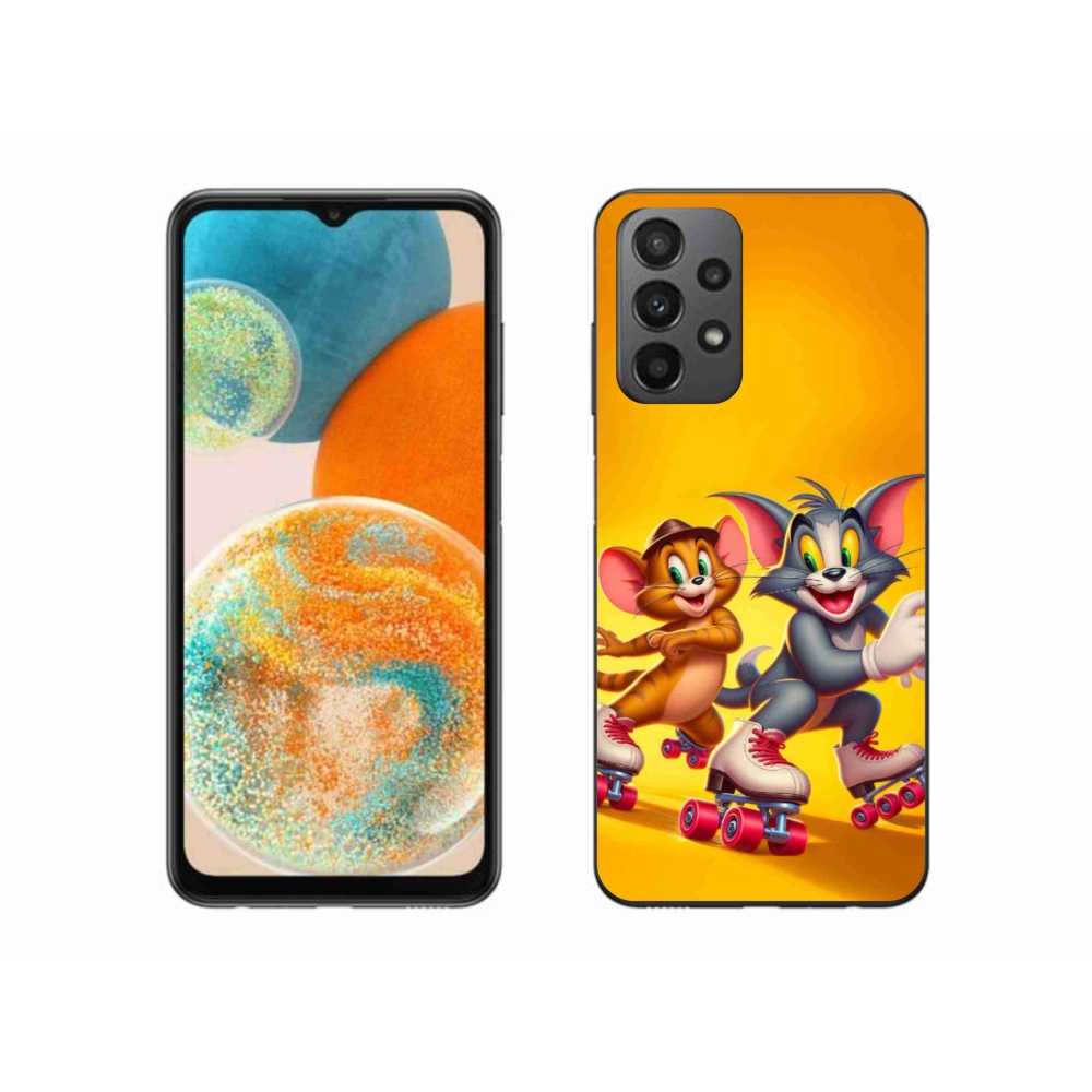 Gélový kryt mmCase na Samsung Galaxy A23 4G/5G - Tom a Jerry