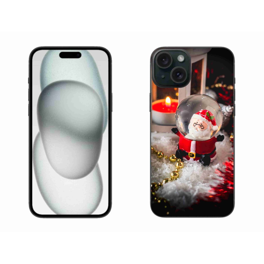 Gélový kryt mmCase na iPhone 15 Plus - Santa Claus 1
