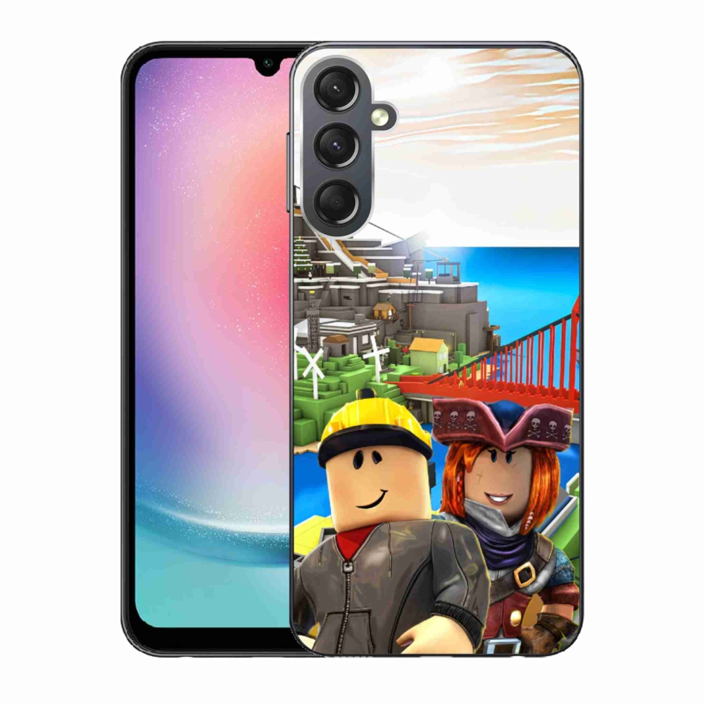 Gélový kryt mmCase na Samsung Galaxy A24 - roblox 1