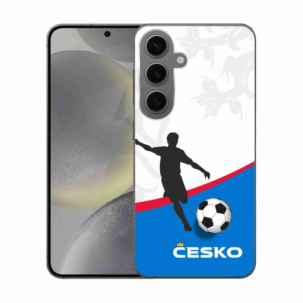 Gélový kryt mmCase na Samsung Galaxy S24 - futbal Česko 1