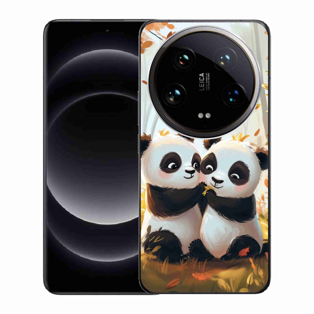 Gélový kryt mmCase na Xiaomi 14 Ultra - pandy