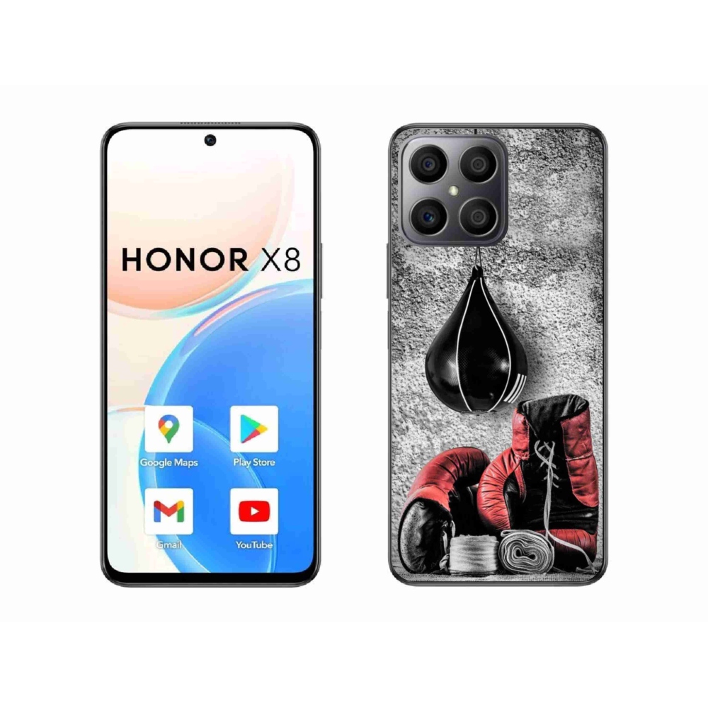 Gélový kryt mmCase na Honor X8 4G - boxovacie vrece a rukavice