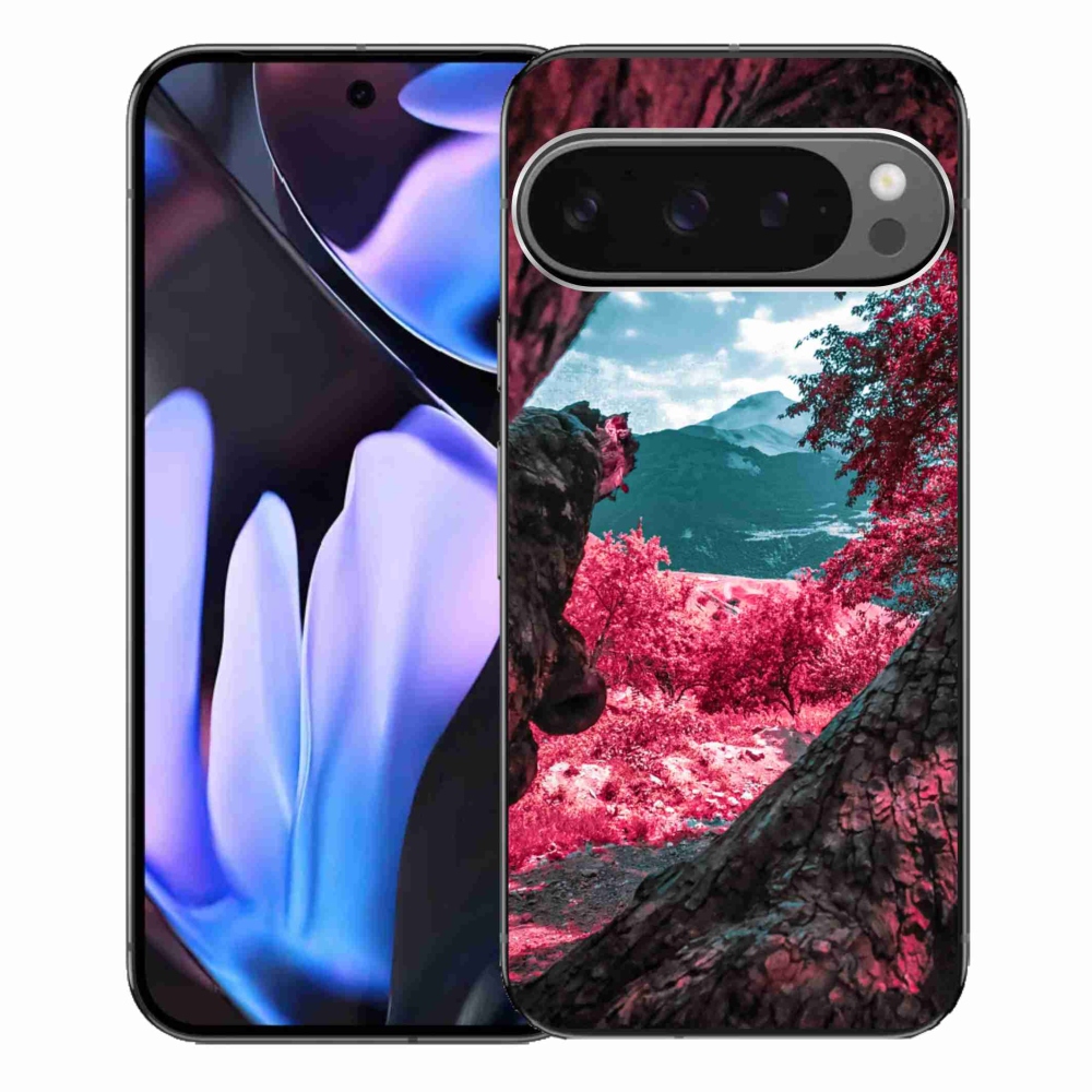 Gélový kryt mmCase na Google Pixel 9 Pro XL - výhľad na hory